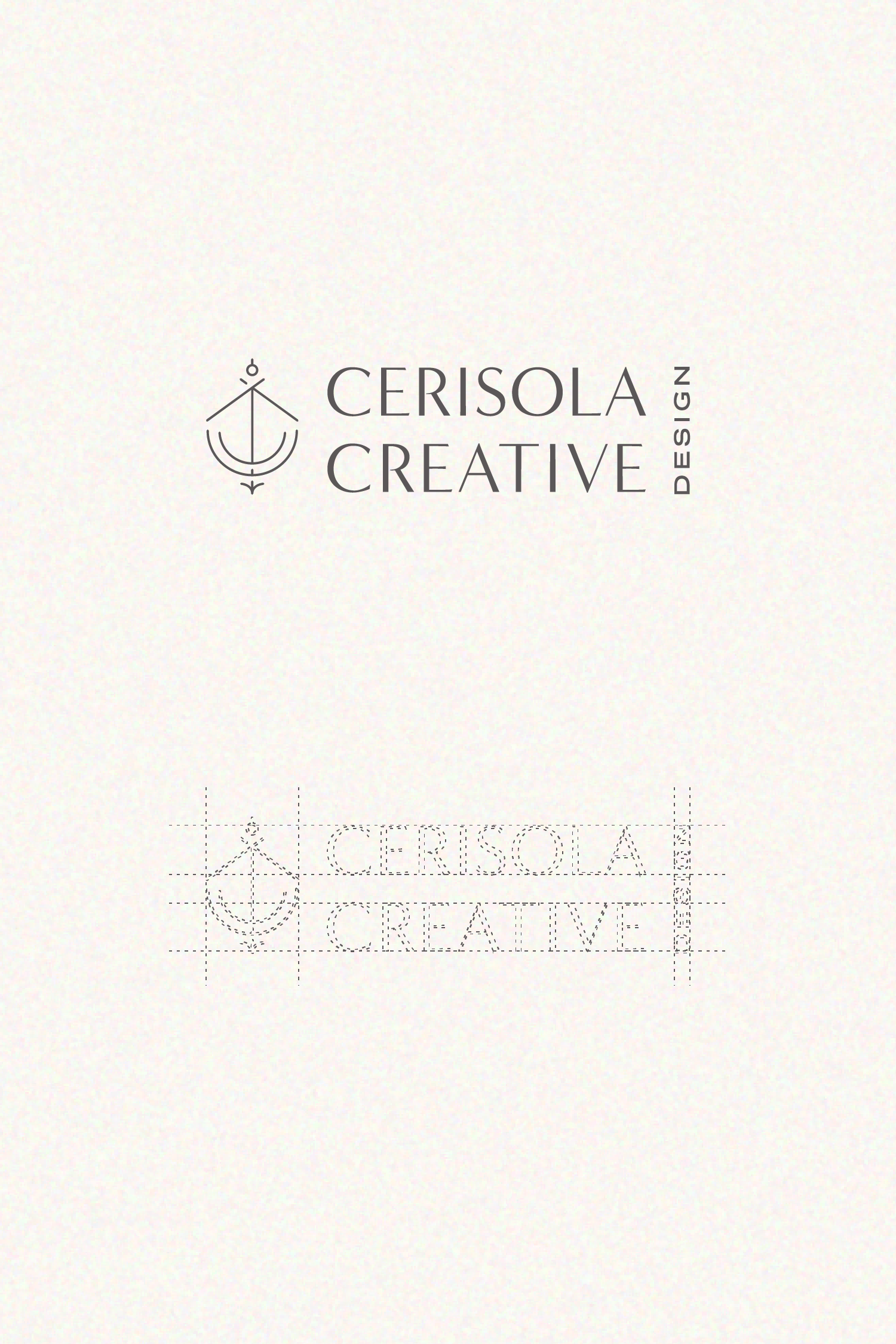 Logo minimal interior Cerisola Creative Design